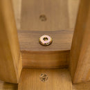 Outdoor Round Top Dining Table, Round Bistro Table - Teak