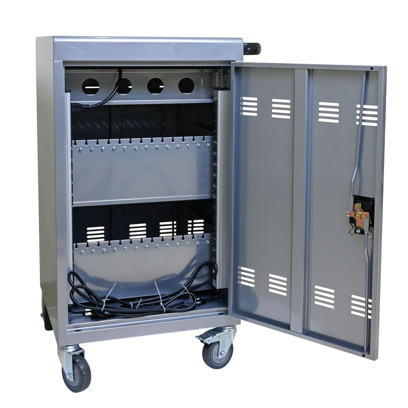 Mobile Charging Cart For Tablets Laptops 35, Device Capacity Matt Metal