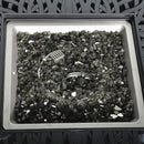 Elegant Cast Aluminum Square Fire Table With Fire Glass And Cover - Antique Bronze