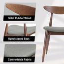 5 Piece Dining Set With Ergonomic Chairs