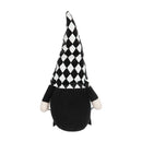 Gnome Decor, For Halloween Decor - Black / White