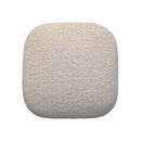 Boucle Square Footstool - Cream
