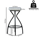 Modern Backless Bar Stools For Kitchen Island (Set of 2)