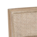 Modern Armless Dining Chair With Cane Back (Set of 2)