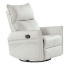 360° Modern Small Rocking Swivel Recliner Chair With Side Pocket
