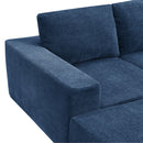 Modular U Shaped Sectional With Ottomans, Luxury Cloud Floor Couch With Deep Seat Fully Compressed Upholstered Sofa