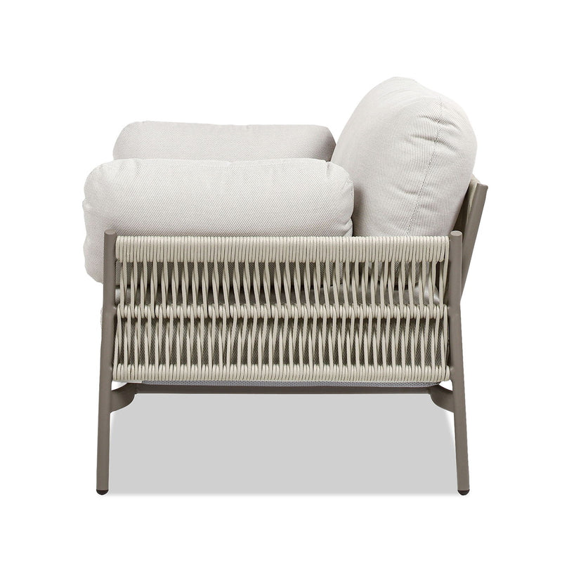 Jasper - Upholstered Patio Deep Seating Armchair - Wheat Beige