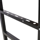 Portable Folding Work Table With Measuring Tape And Angle Finder Steel - Black