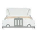 Car Shaped Platform Bed With Wheels