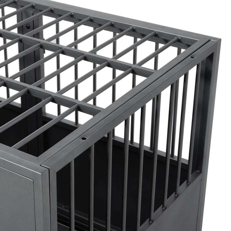 Heavy Duty Dog Crate - Silver Gray