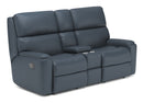Rio - Reclining Loveseat With Console - Atlantic Fine Furniture Inc