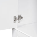 Bathroom Vanity, Modern Bathroom Cabinet With Sink Combo Set, Bathroom Storage Cabinet With A Soft Closing Door And 3 Drawers, Solid Wood Frame, Resin Basin