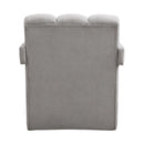 Modern Minimalist Leisure Armchair With L Shaped Armrests