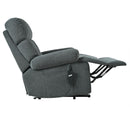 Oversized Power Lift Recliner Chai With Remote Control, Side Pocket, Spacious Seat