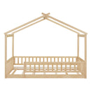 Bed House Bed Frame With Fence