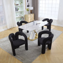 Coolmore Contemporary Designed Accent / Dining Chair With Armrests