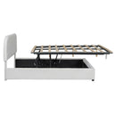 Upholstered Platform Bed With Hydraulic Storage System