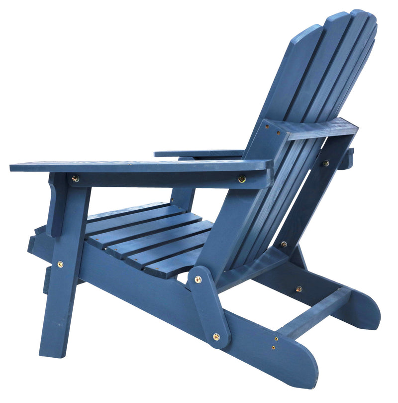 Oversize Outdoor Folding Adirondack Chair, Patio Chair For Garden