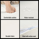 5 Piece Patio Dining Table Set, Acacia Wood Table Top With Umbrella Hole