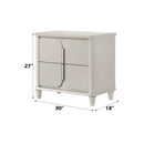 Laveda - Nightstand - White