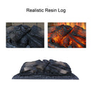 Infrared Quartz Heater Fireplace Insert -Woodlog Version With Brick