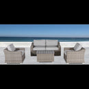 Stylish Sofa Seating Group With Cushions Perfect For Outdoor Gatherings