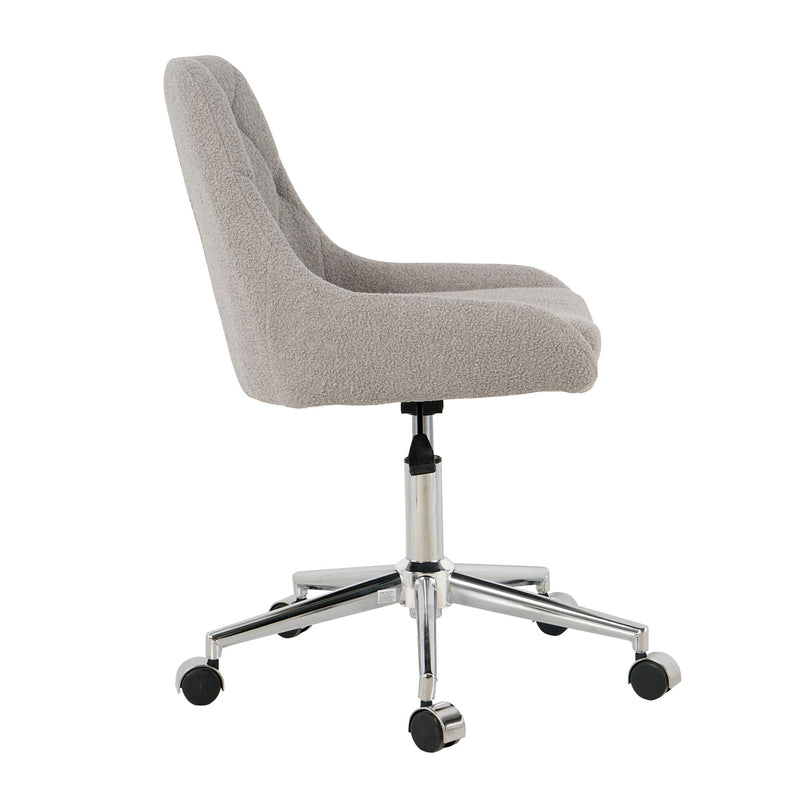 Adjustable And Space-Saving Chair With Golden Electroplated Legs