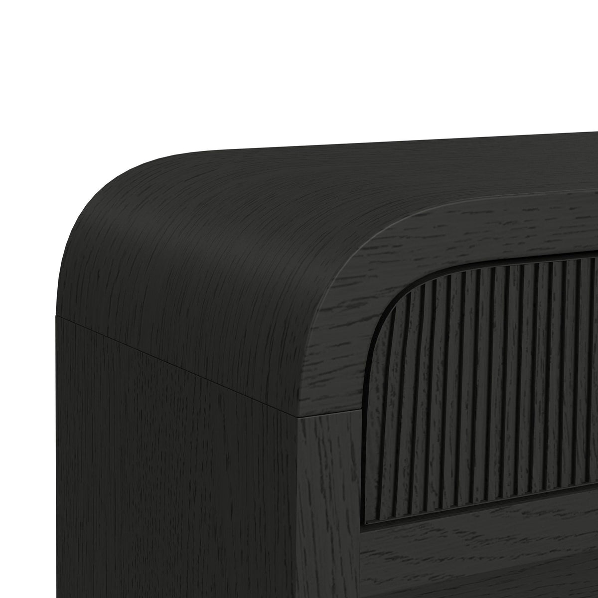 Ridgemont Sofa Table With Bottom Shelf in Black by Elements International, view 14