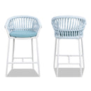 Maiden - Patio Counter Stool Sunproof Olefin (Set of 2)