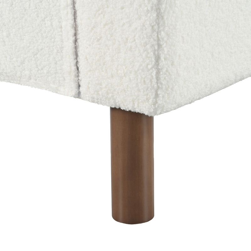 Oversized Accent Chair With Curved Armrests