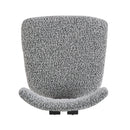 Modern Upholstered Armless Dining Chairs With Metal Legs