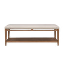 Verona - Rectangular Coffee Table - Beige / Dark Brown