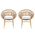 Cyril - Outdoor Papasan Style Dining Chair (Set of 2)
