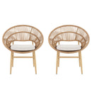 Cyril - Outdoor Papasan Style Dining Chair (Set of 2)