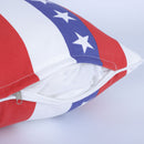 24X24 Inch Outdoor Deep Seat Cushion Set Waterproof Fade Resistant Patio Furniture Cushions With Removable Covers, Adjustable Straps & Handles (Set of 2) - Red