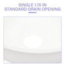 Modern Ceramic Circular Vessel Bathroom Sink