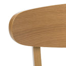 Mid Century Modern Dining Chair With Upholstered Seat And Wood Frame