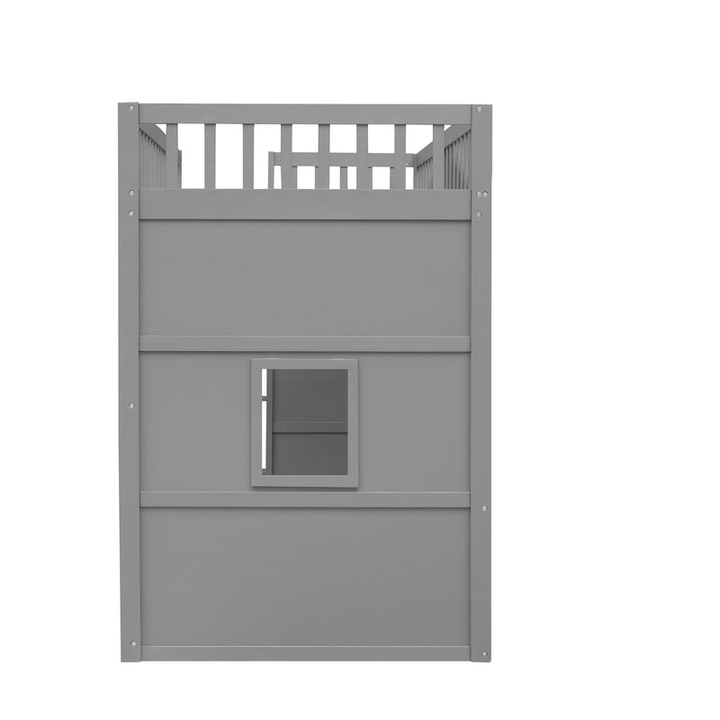Elegant House Loft Bed With Ladder