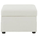 Winter - Upholstered Hydraulic Lift Top Storage Ottoman