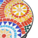 Colorful Outdoor Side Table With Ceramic Tile Top