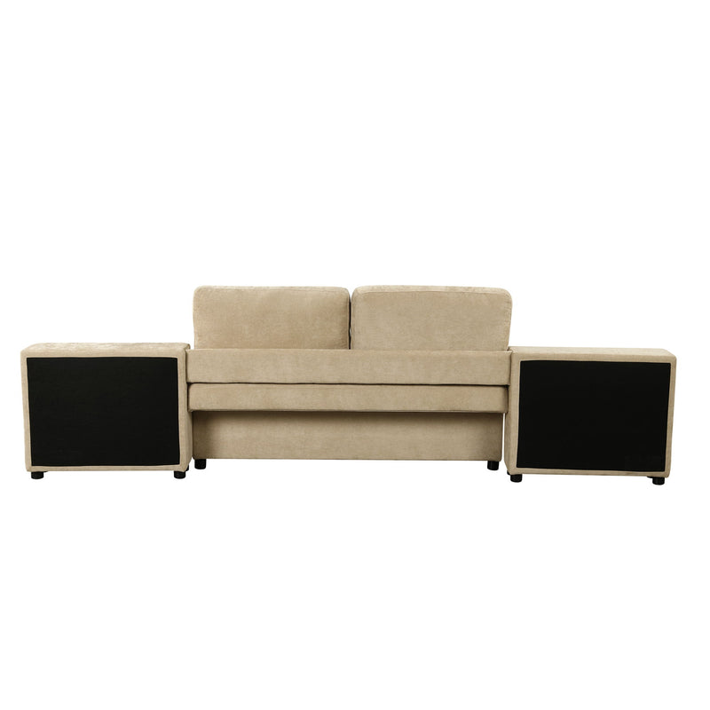 Versatile Modular Free-Combined Sofa With 2 Storage Racks