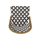 Chic French Bistro Chair With Durable Rattan And Aluminum Frame
