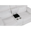 Blanche - Console Reclining Loveseat With LED Lights And Speakers