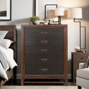 Branson - 5 Drawer Chest, Two Tone - Brown