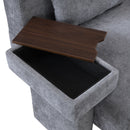 Modern Oversized Armchair With Soft Cushion For Living Room