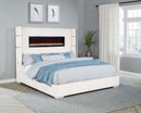 Tisdall - Upholstered Fireplace Bed
