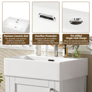 Bathroom Vanity With Sink, Frame And Drawer