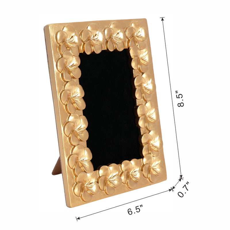 Vintage Photo Frame With Flower Design