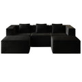 Compression Sofa With 2 Ottomans