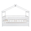 Creativity House Bed With Twin Size Trundle
